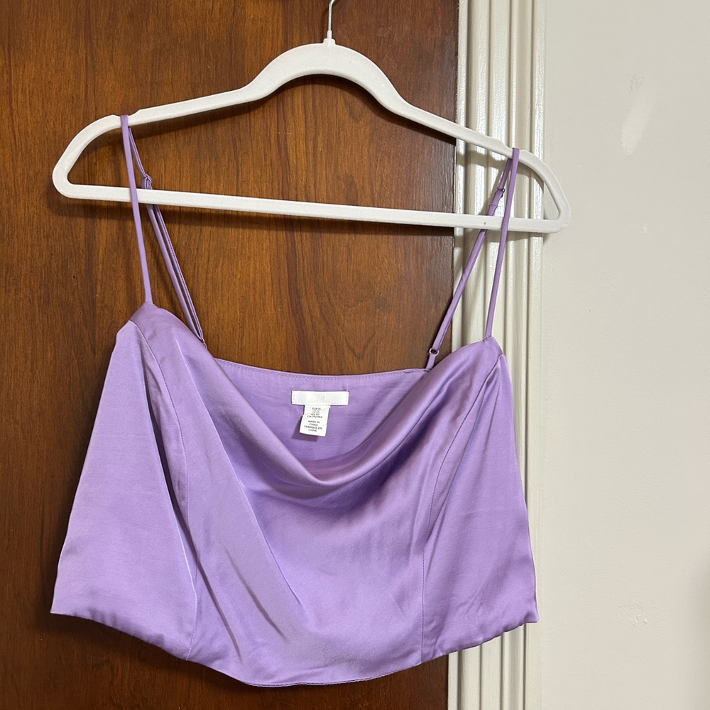 H&M Spaghetti Strap Silk Cami Top